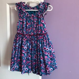 Girls 4T Fully Lined Floral Dress